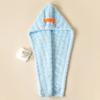 Microfiber Quickly Hair Dry Towel Super Absorbent Soft Bathroom Women Turban Thickened with Elastic Band Hair Dry Wrap Bonnets