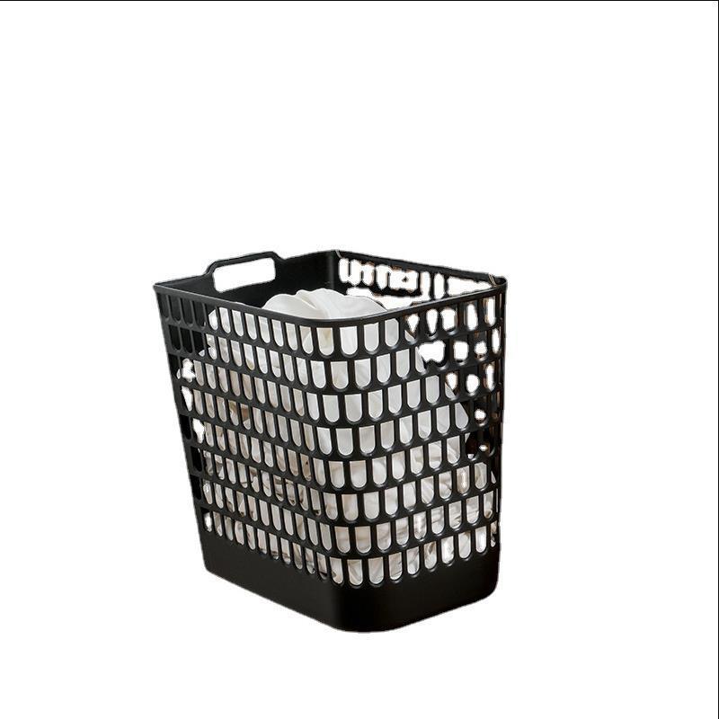 Household Wall Mounted Dirty Clothes Basket, Hand-held Large Plastic Toilet Dirty Clothes Basket, Miscellaneous Toys Hollow Storage Basket