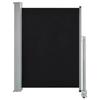 VidaXL Auvent Latéral Rétractable de Patio 100x300 cm Noir Pare-vue Brise-vent 45184