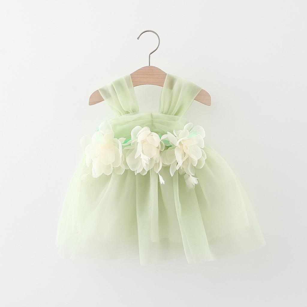 Children's Clothing Girls' Summer Camisole Dress Baby Fairy Dress Girls' Vacation Dress Children's Flower Dress