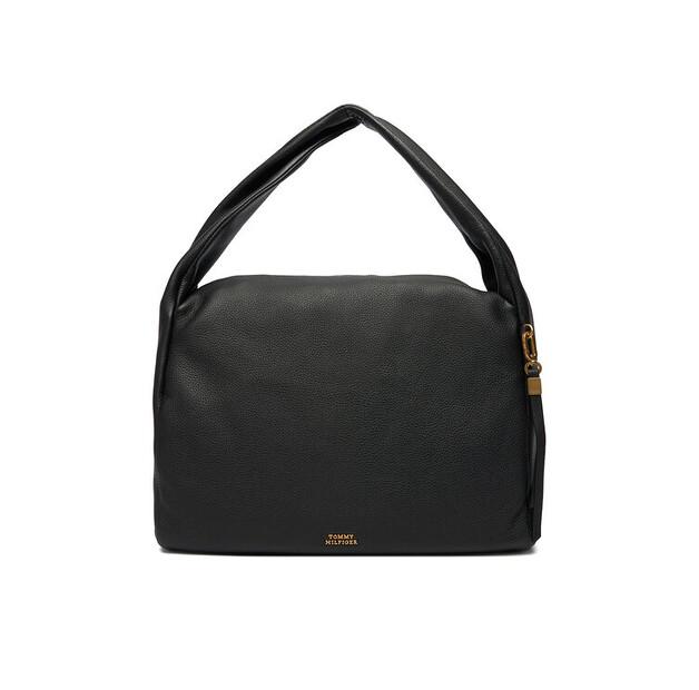 Tommy Hilfiger City Leather Hobo Bag