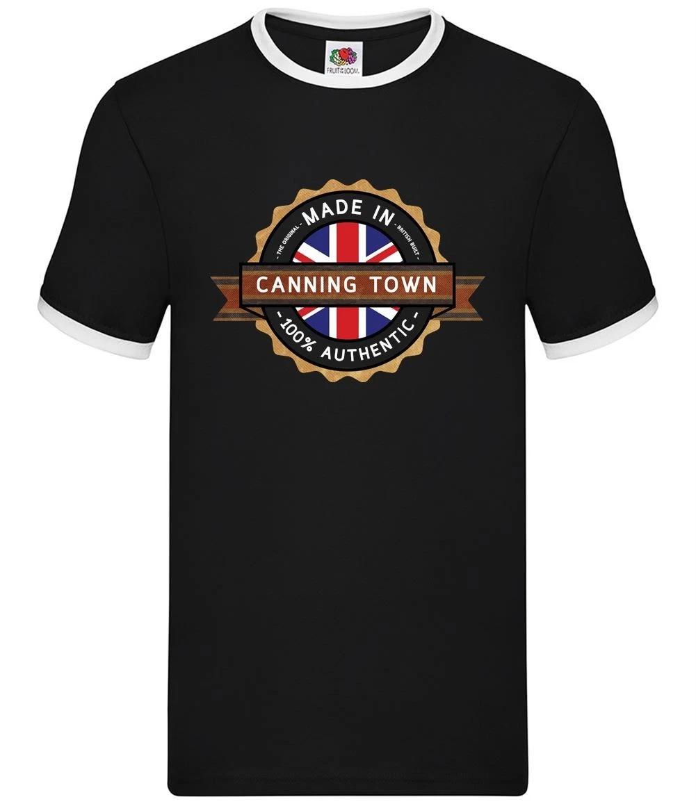 Made In CANNING Town - Mens Ringer - Town City Hometown Live Born Love XS