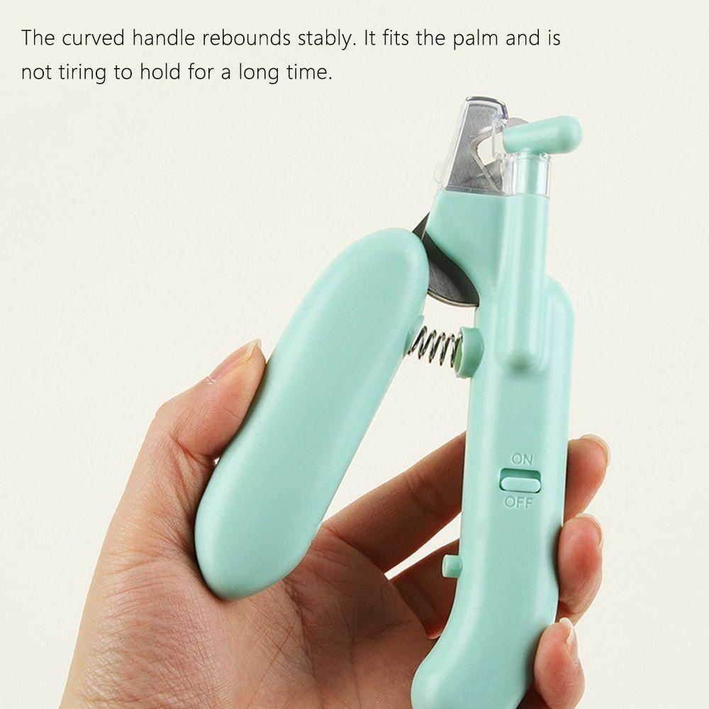 1Pcs Cat Claw Pet Grooming Tool with Light Nail Trimmer Machine Durable Pet Nail Clipper