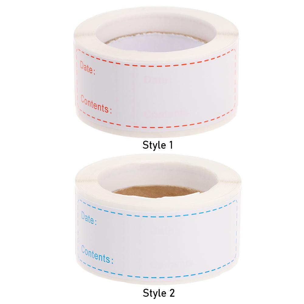 Etykieta do przechowywania żywności w pojemnikach do zamrażarki kuchennej, samoprzylepna