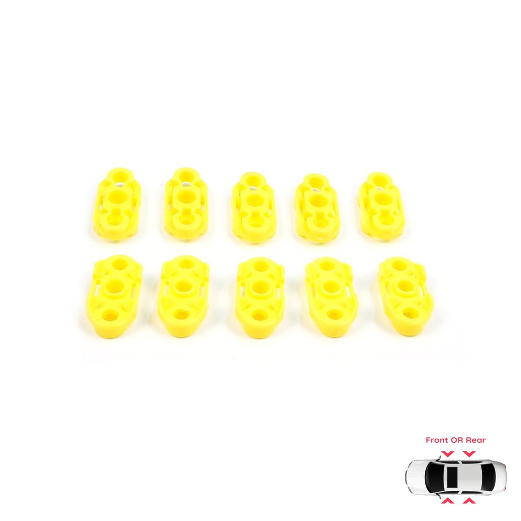 BWR19-1 10 Stück Fensterheber Führungsklammern für Buick Pontiac Oldsmobile Impala Cadillac GM Saab 20369894 20369895