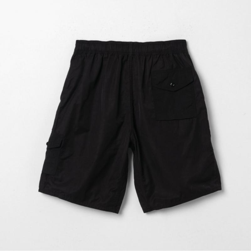 Nanamica Nylon Twill Deck Shorts Black Naf1m30000a98