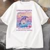 Undiagnosed But Something Is Wrong Tshirts Women Casual Cotton Short Sleeve Tshirt Harajuku Graphic T Shirts Streetwear Tees