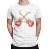 Two Red Guitar Funny 100 Cotton Tshirt Van Halen Tops Tees For Unisex