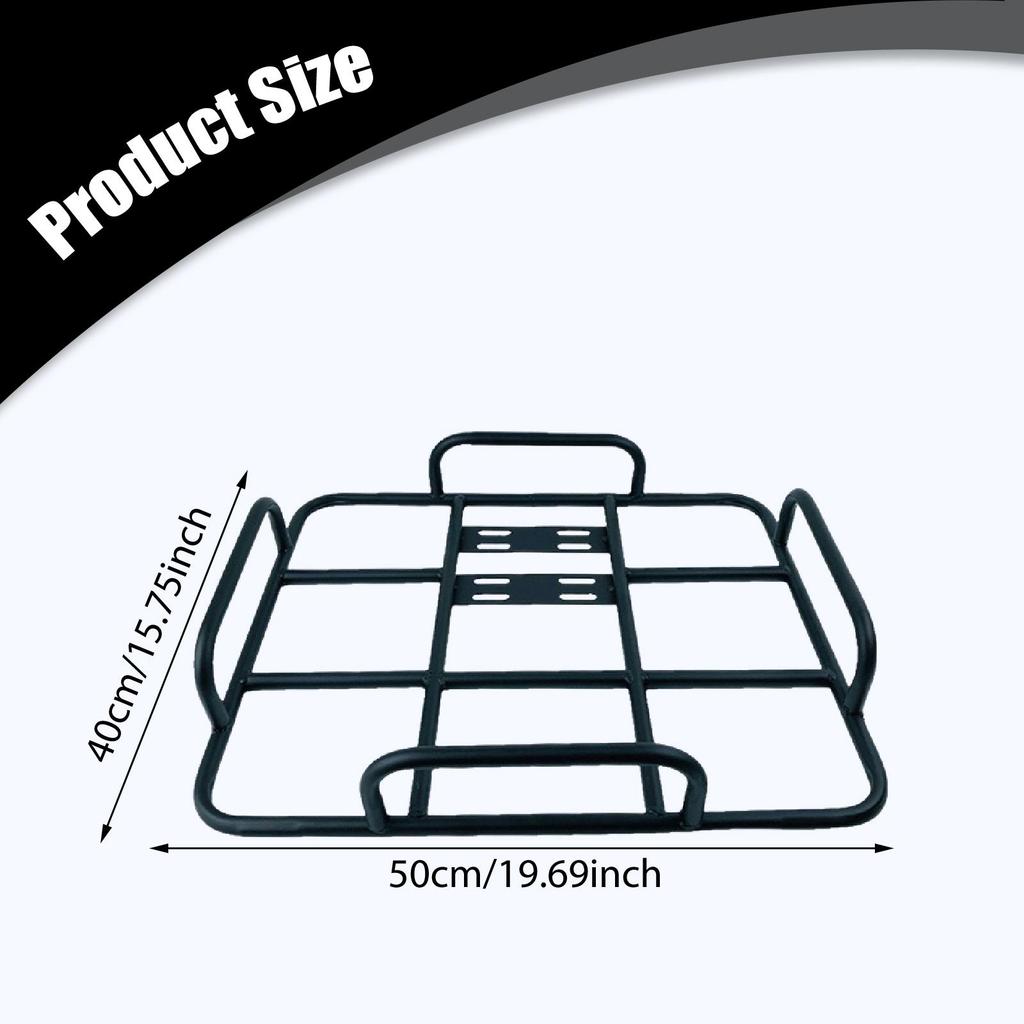 And Sturdy Rear Rack, Ideal for Cycling. Easy to Install. Cycling Accessories.