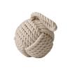 Weighted Door Stopper Heavy Sand Filled Door Stop with Handle Home Office Indoor Decorative Handmade Cotton Rope Ball Floor Doorstop