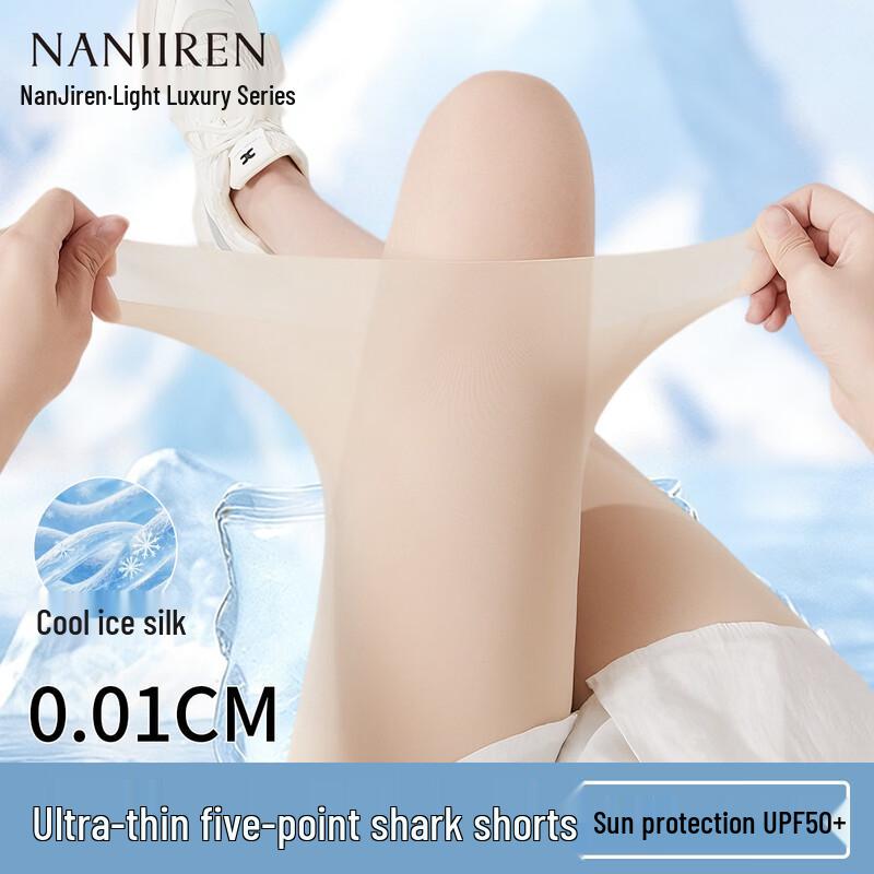 

Nanjiren Women s 5-Point Slimming Cycling Shorts L
