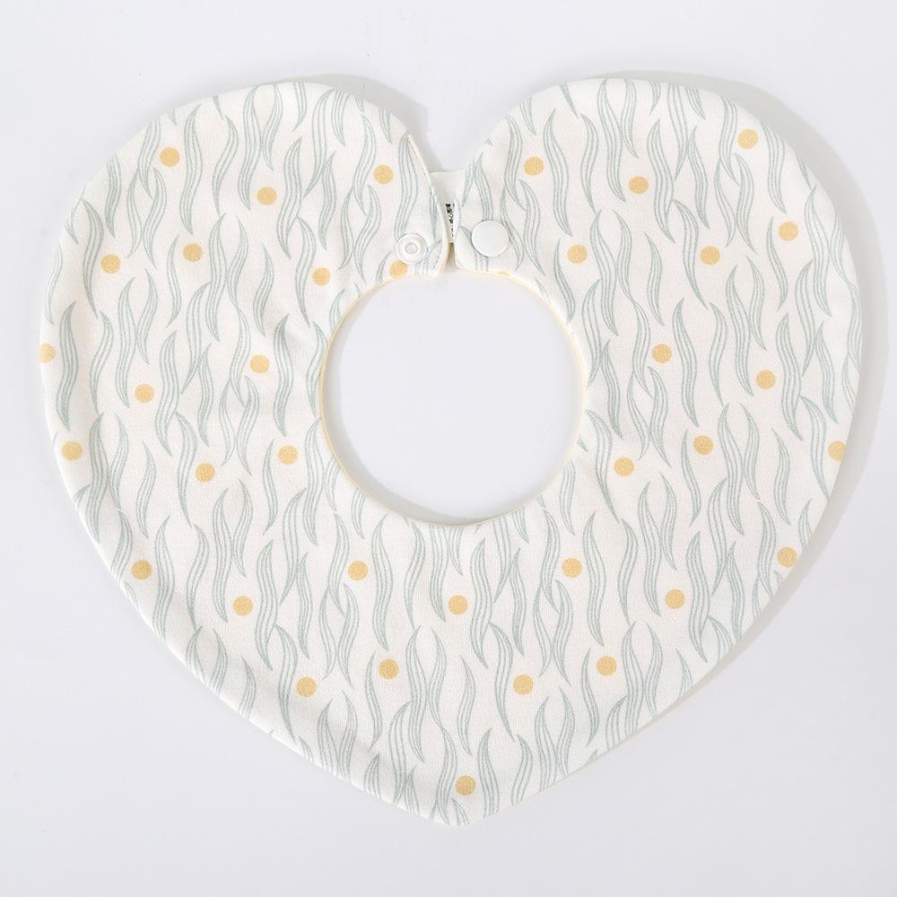 Korean Style Cotton Baby Bib - Double-Sided & Versatile for 0-2 Years