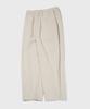 KIIMUIR Linen-Like Semi-Wide Elastic Waist Pants_4 Color