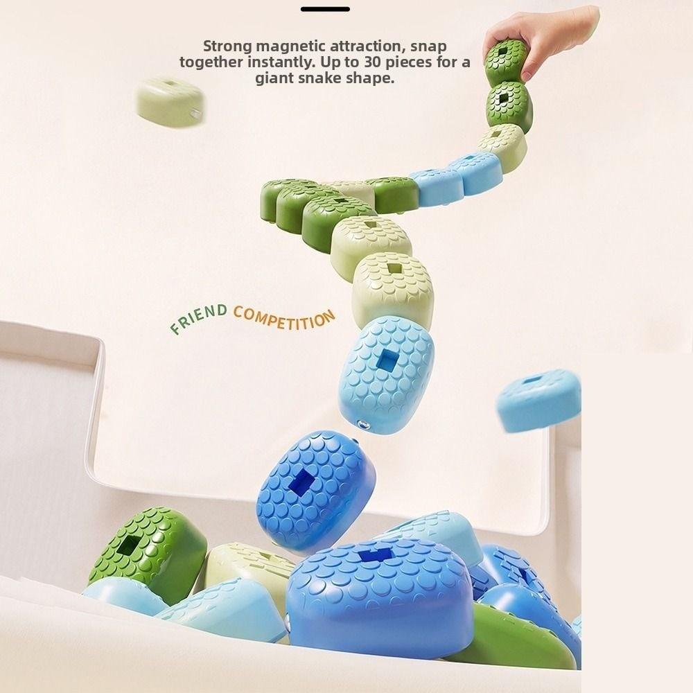 Magnetic Remote Control Car Rechargeable Magnetic RC Car Gluttonous Snake Car Toy Battle Car Toy