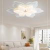 Wohnzimmerlampe Modern Schlichte Atmosphäre Hauptschlafzimmerlampe Creme Wind Blütenblatt Zimmer Deckenleuchte