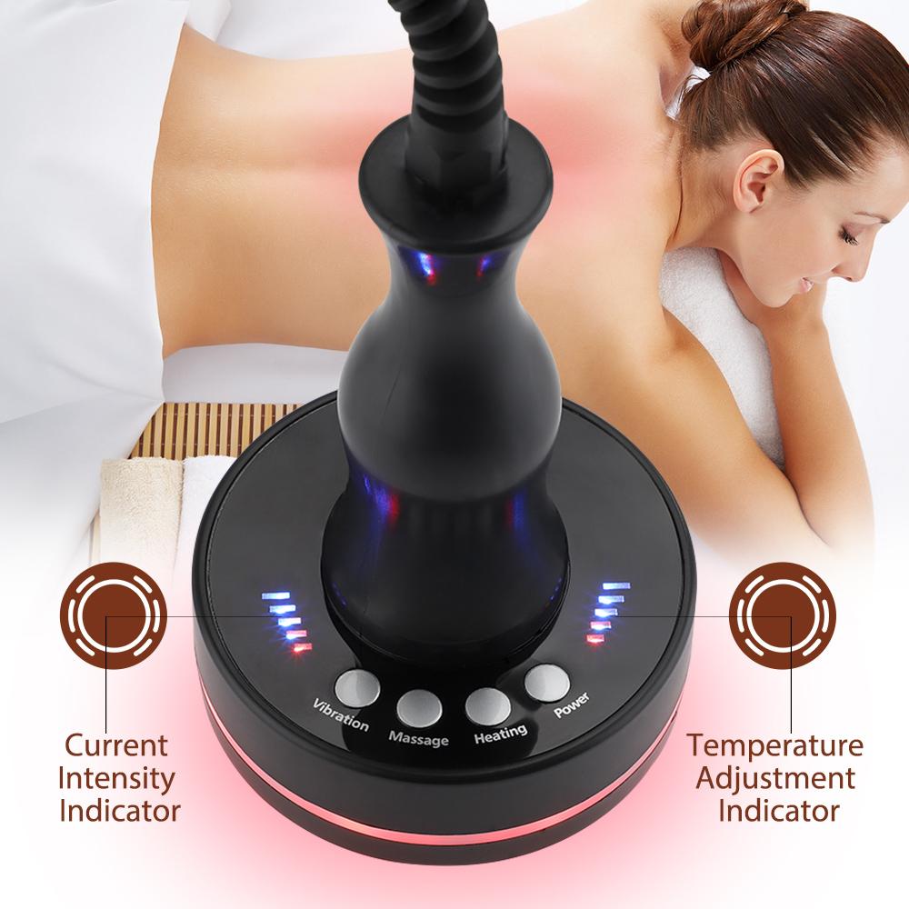 Electric Meridian Brush Gua Sha Body Massager Microcurrent Hot Compress Scraping Lymphatic Drainage Machine Fat Burner