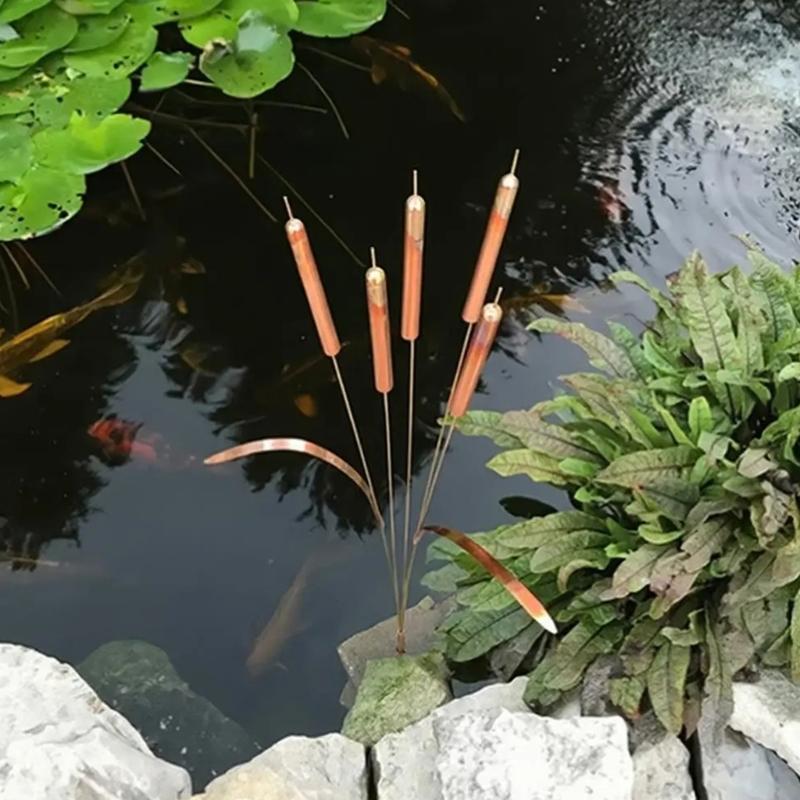Aged Bronze Garden Stakes 12 Inches Tall Beautiful Outdoor Marker For Landscaping And Edging