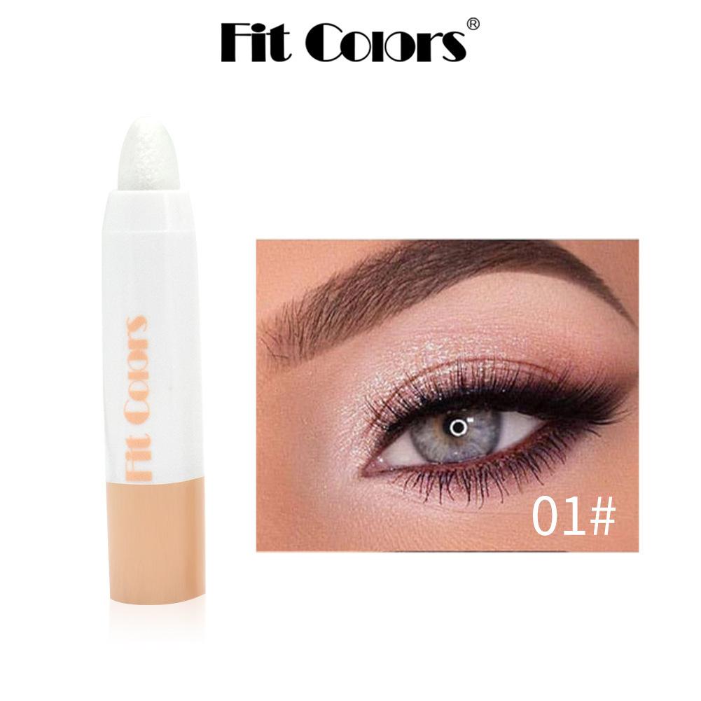 Eye Shadow Set Highlighter Pen, Not Easy To Take Off Eye Makeup Pen Set Comes With Eyeliner (eyeliner/shape Color Random) Eyeliner Black