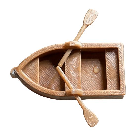 

Yousheng Плавающая Миниатюрная Гребная Лодка Украшение для Аквариума Миниатюрная Фигурка Гребной Лодки с 2 Веслами Крошечная Статуэтка Лодки Украшение для Аквариума 1pc