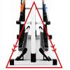 12 Grid Capacity Fishing Rod Holder Wall Mount Fishing Pole Stand  Home Organization
