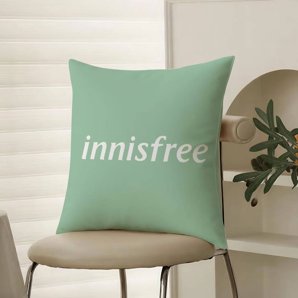 

Natural And Quiet Iow-key Style-Innisfree Pillow Case Comfort Sofa Bed Silky elegant Invisible zipper Decorative cushion cover 12x12Inch
