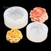 Silicone Flower Mold Chocolate Cake Ice Cubes Food Grade Reusable Non-Stick Floral Pastry Mold Kitchen Baking Gadgets