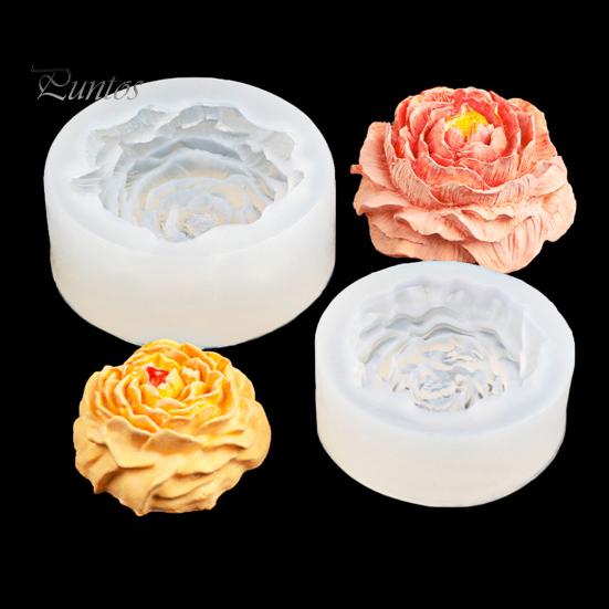 Silicone Flower Mold Chocolate Cake Ice Cubes Food Grade Reusable Non-Stick Floral Pastry Mold Kitchen Baking Gadgets