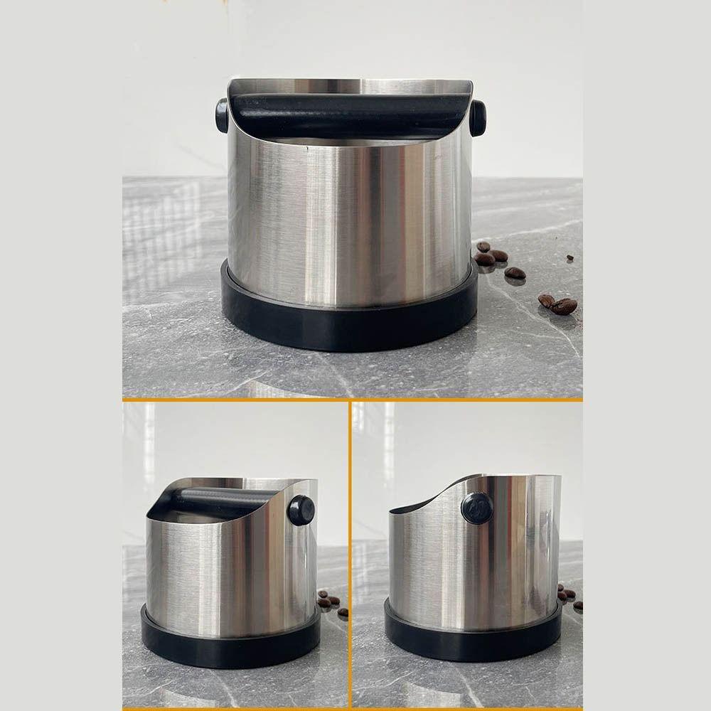 Removable Knock Bar Coffee Grounds Bucket Coffee Ground Dump Bin  Coffee Shop Office