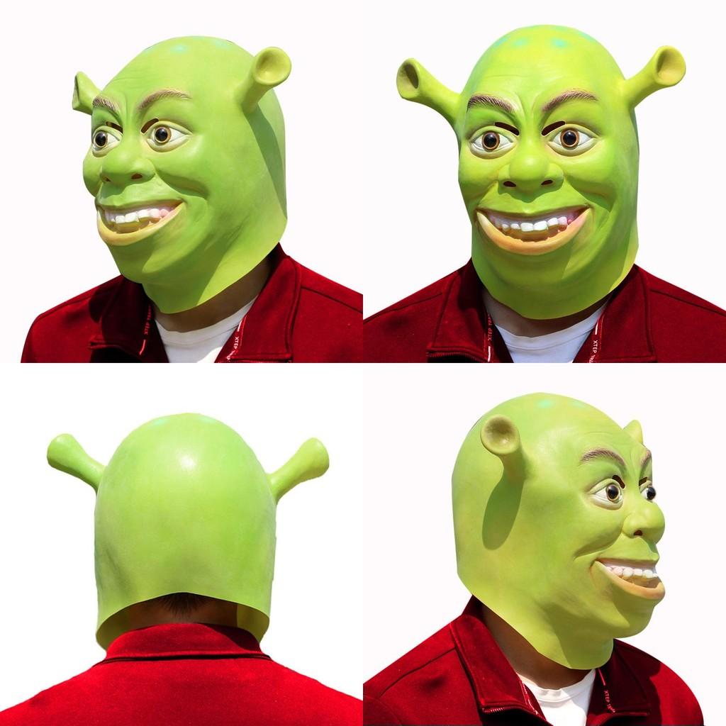 Mask Shrek Costume Mask Cosplay Costume Accessories Halloween Daily Necessities