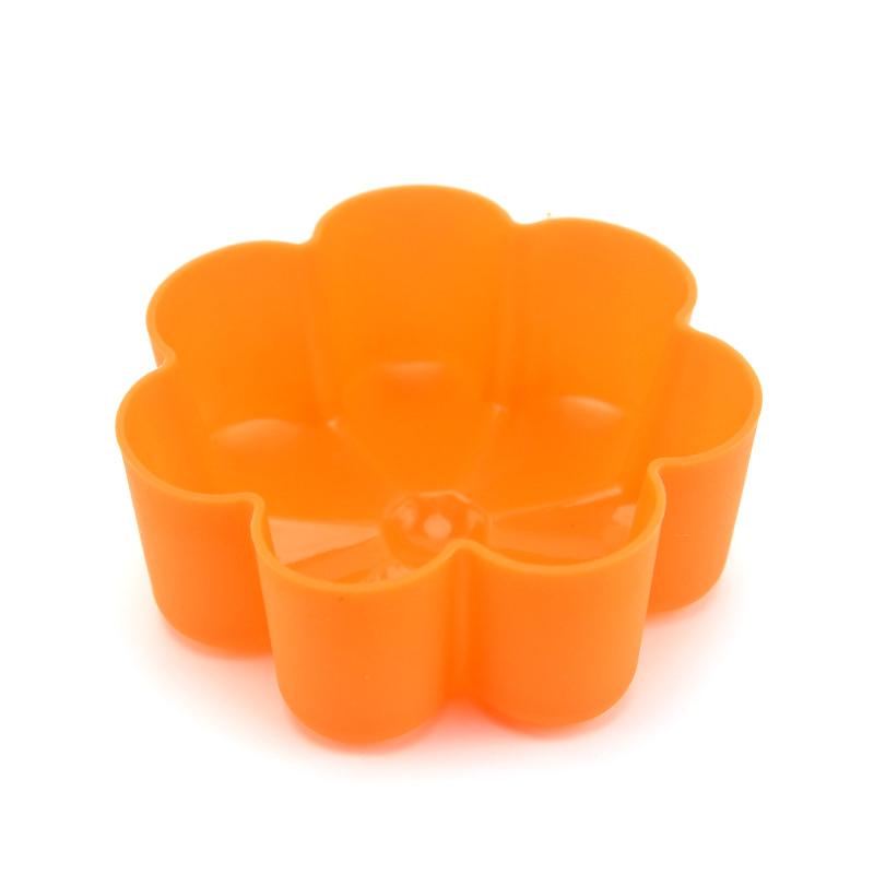 Reusable Silicone Cupcake Liners Nonstick Baking Cups Easy Clean Flower Muffin Molds for Pastry