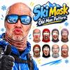 Breathable Ski Mask Elastic Fit Winter Mask Cover Full Face Mask for Winter Outdoor Sports Cycling