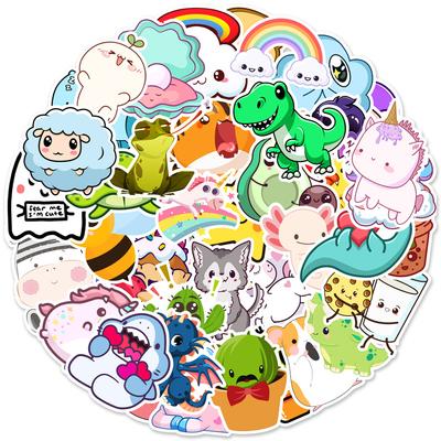 50 Cute Stickers Notebook Suitcase Skateboard Water Cup Car Doodle Decorative Stickers