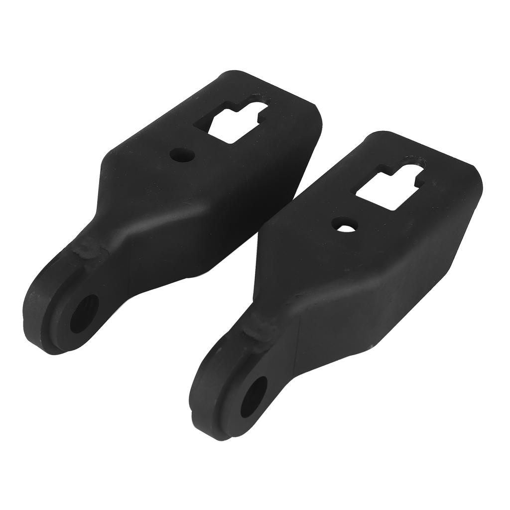 For Ford F150 2009-2024 without 3/4inch D Ring Shackles 2Pcs Black Upgraded Demon Hooks Bracket Tow hook