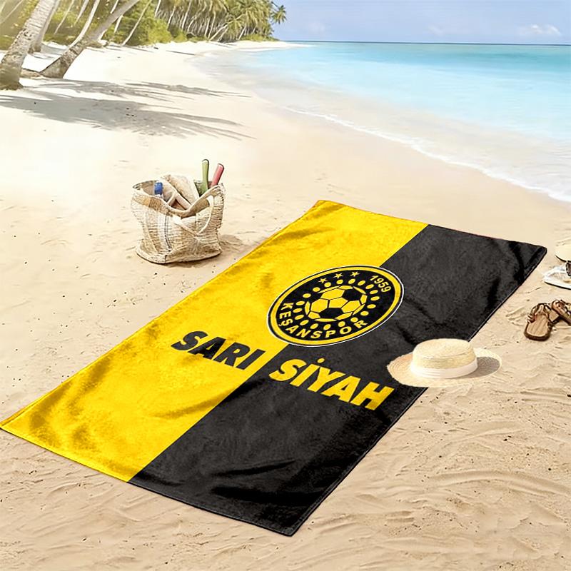 Kesanspor Print Beach Towel, Large Soft Quick Dry Towel for Beach Camping Swimming