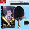 Double Happiness 9-Star Carbon Fiber Table Tennis Racket - Ma Long King Edition, Professional Long Handle