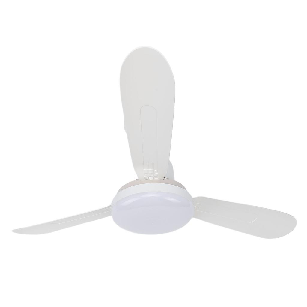 Ceiling Fan with Light and Remote 3000K 6500K Dimmable Modern Flush Mount Fan Light for Bedroom Kitchen Garage