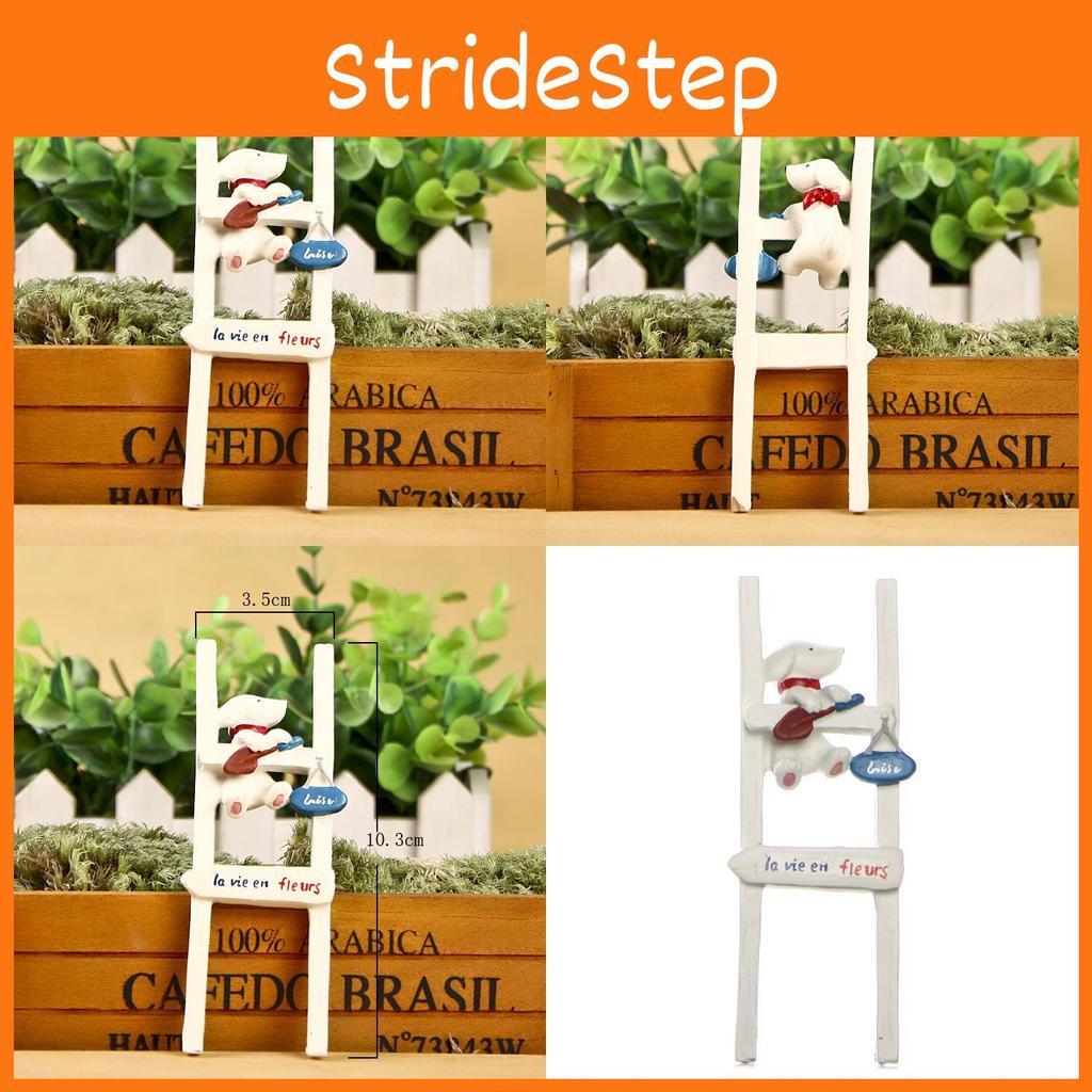Staircase Climbing Creative Puppy Scene Mini Model Ornament For Decor Garden