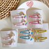 2pc Pink Kawaii Unicorn BB Hair Side Clips for Women Girls Kids Child Hairpin Gift Hair Accessories Headwear Ornament