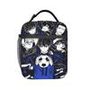 Anime Blue Locks Lunchtasche für Damen mit Aufdruck Lunchbox Lässige Büro-Kühltasche Praktische Oxford-Tragetasche Lebensmitteltaschen