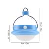 Mini COB LED Super Bright Round Camping Lights Outdoor Night Lamp with Hook((Blue)