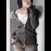 Retro Cable Knit Hooded Sweater