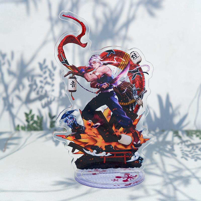 Anime Tomioka Giyuu Rengoku Kyoujurou Kibutsuji Muzan Tokitou Muichirou Kanroji Mitsuri Akaza Acrylic Stand