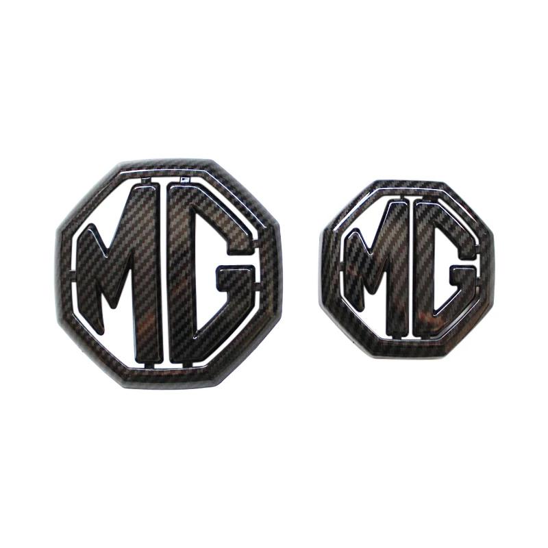 For MG 6 5 MG ZS HS Car Rear Emblem Front Grille Badge High-end Decals Car Styling Plastic Car Stickers Auto Exterior Decoration wue1