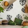 Green Plant Turtle Back Leaves Background Living Room Porch Beautifying Decorative Wall Stickers