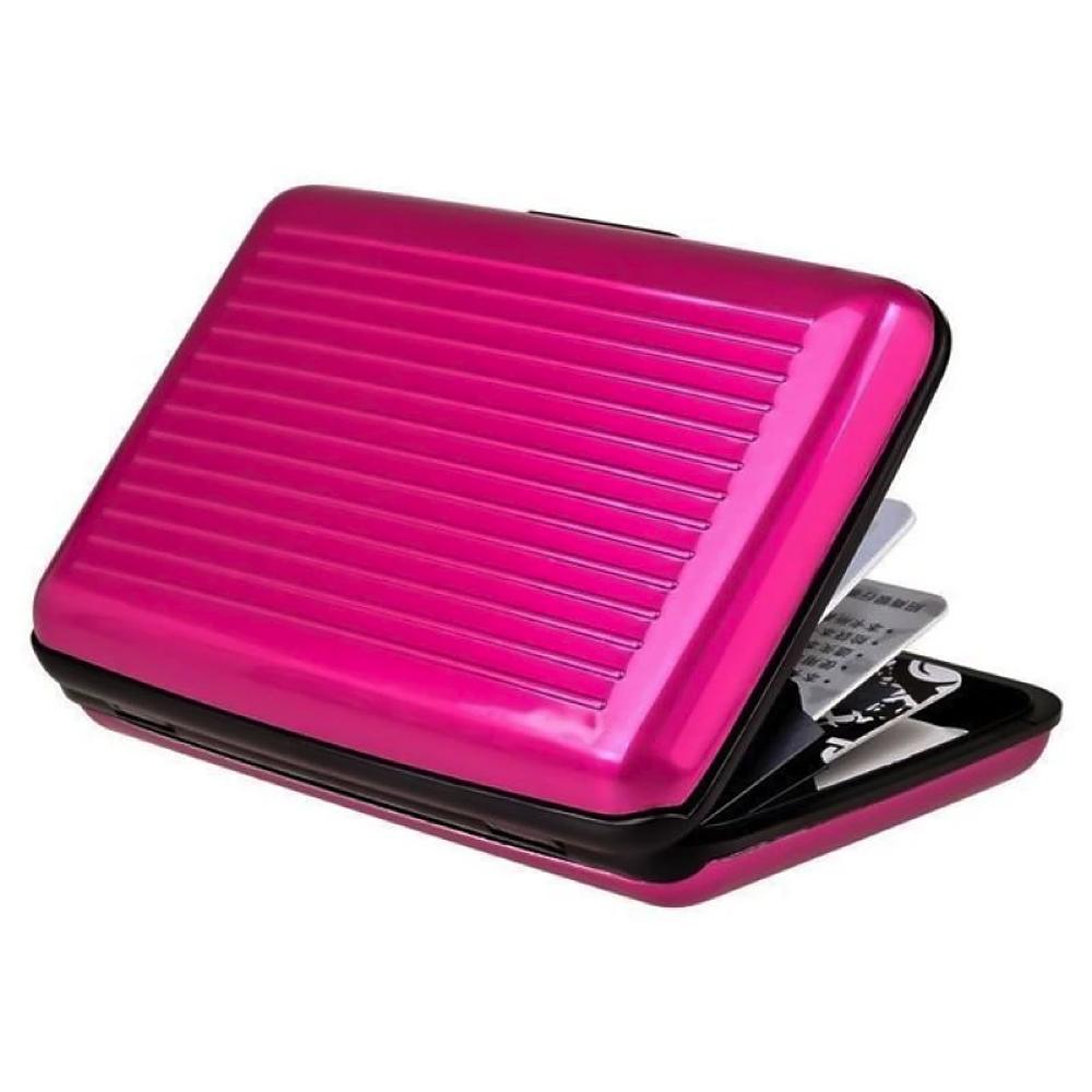 Kortholder Lommebok Metall Visittkortholder Vanntett Kredittkortbeskytter for Kvinner Menn