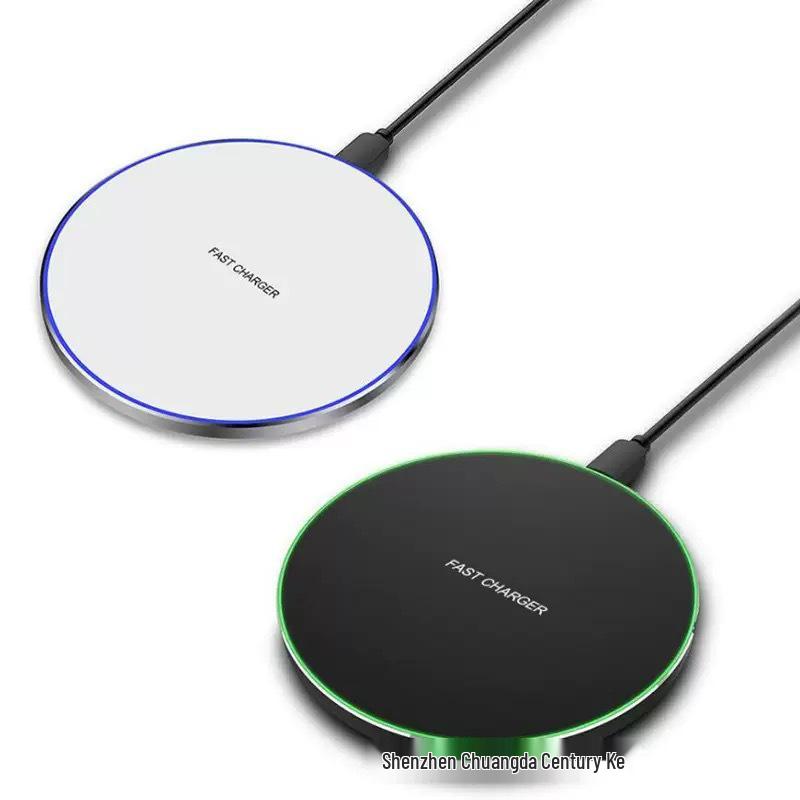 

Круглая беспроводная зарядная панель, быстрая зарядка 15 Вт/30 Вт/50 Вт/100 Вт, совместима с Apple, Huawei, Samsung. Plastic Base White 10W with Fast Charge Cable