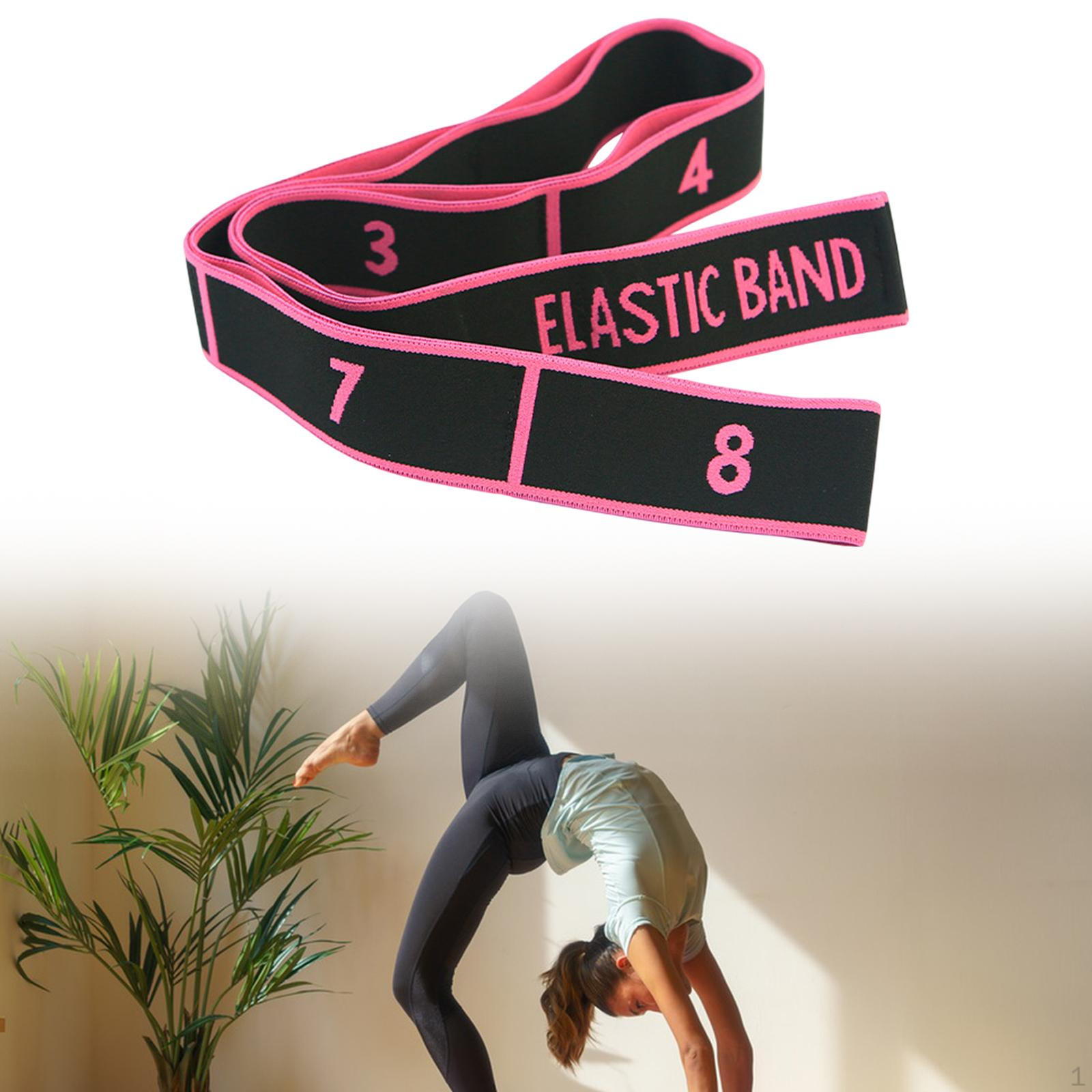 

8-сегментная эластичная лента для йоги и тренировок