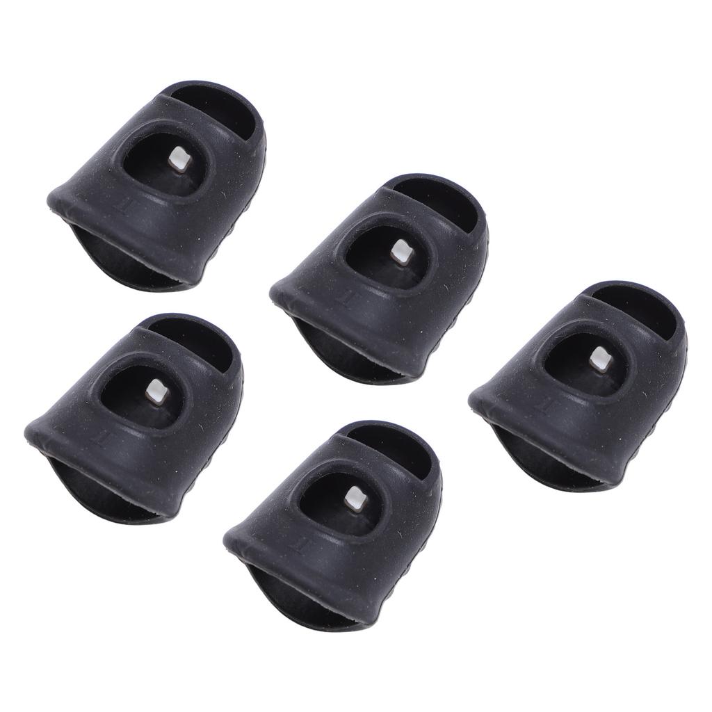 20 Pcs Nail Art Finger Covers Silicone Manicure Curing Light Radiation Protective Finger Protector S