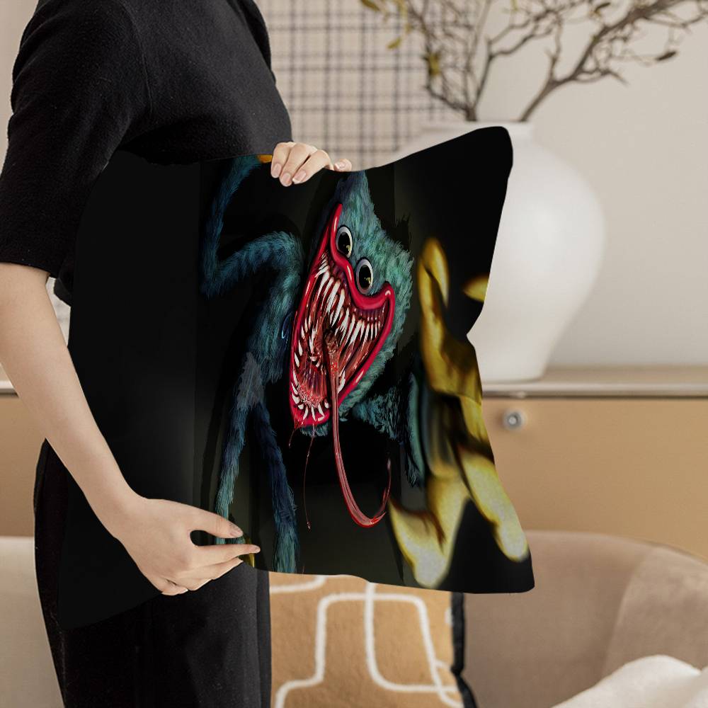 H-Huggy W-Wuggy Pillow Anime Pillow Sofa Bed Head Pillow Cover Cushion Cover 45x45 Cm Fashion
