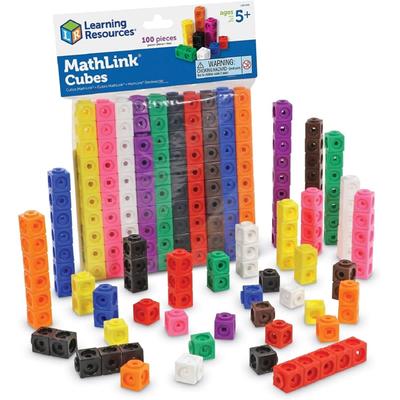 Learning Resources Cubos LER 4285 MathLink(R) (100 Cubos)